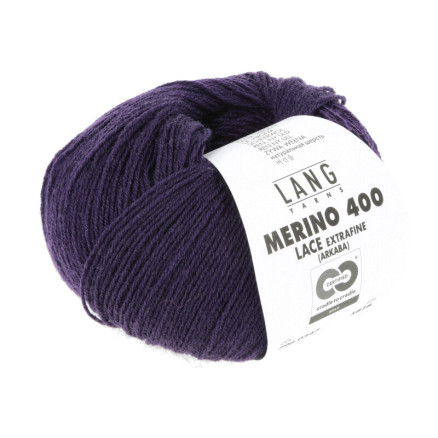 Lang Yarns Merino 400 Lace-Garn 347 Violett Melange Lang Yarns Merino 400 Lace-Garn 347 Violett Melange von Lang Yarns