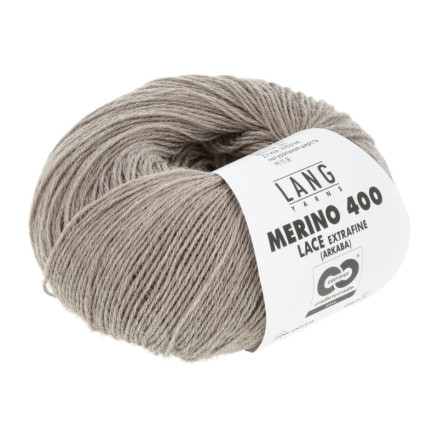 Lang Yarns Merino 400 Lace-Garn 39 Camel Melange von Lang Yarns