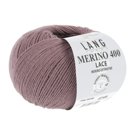 Lang Yarns Merino 400 Lace-Garn 48 Altrosa von Lang Yarns