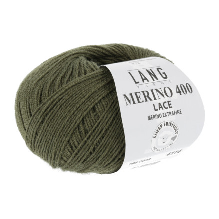 Lang Yarns Merino 400 Lace-Garn 98 Olive Lang Yarns Merino 400 Lace-Garn 98 Olive von Lang Yarns
