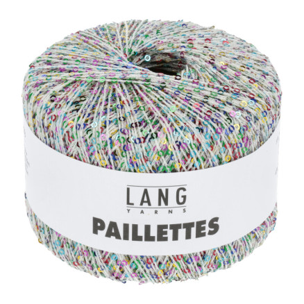 Lang Yarns Paillettes Garn 101 Weiß von Lang Yarns
