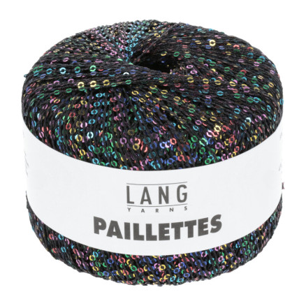 Lang Yarns Paillettes Garn 104 Schwarz von Lang Yarns