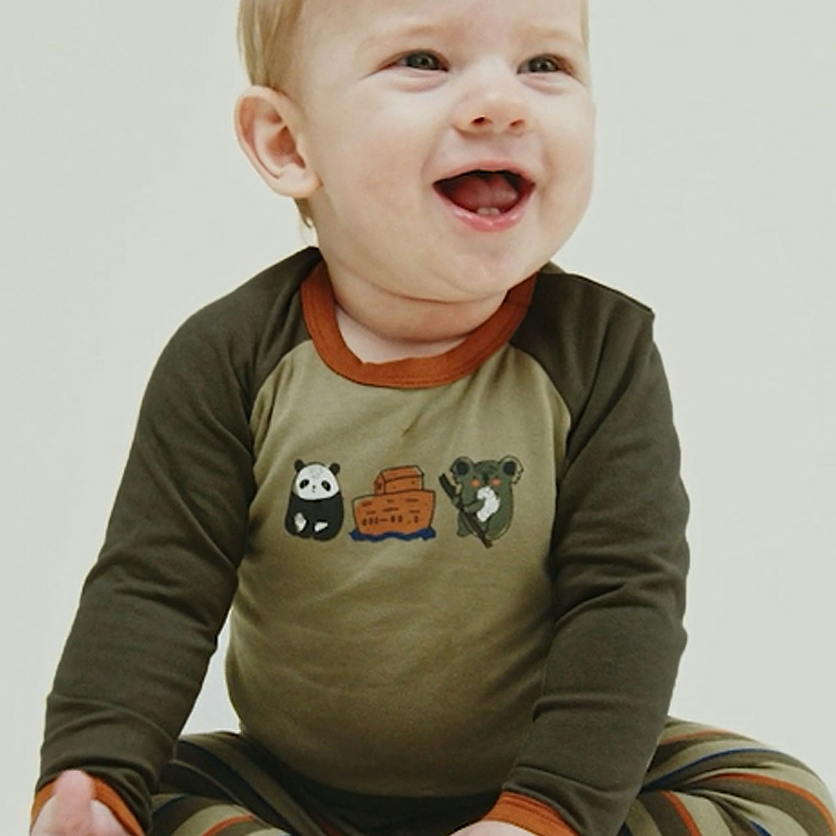 Langarm Body Arche Noah khaki 50