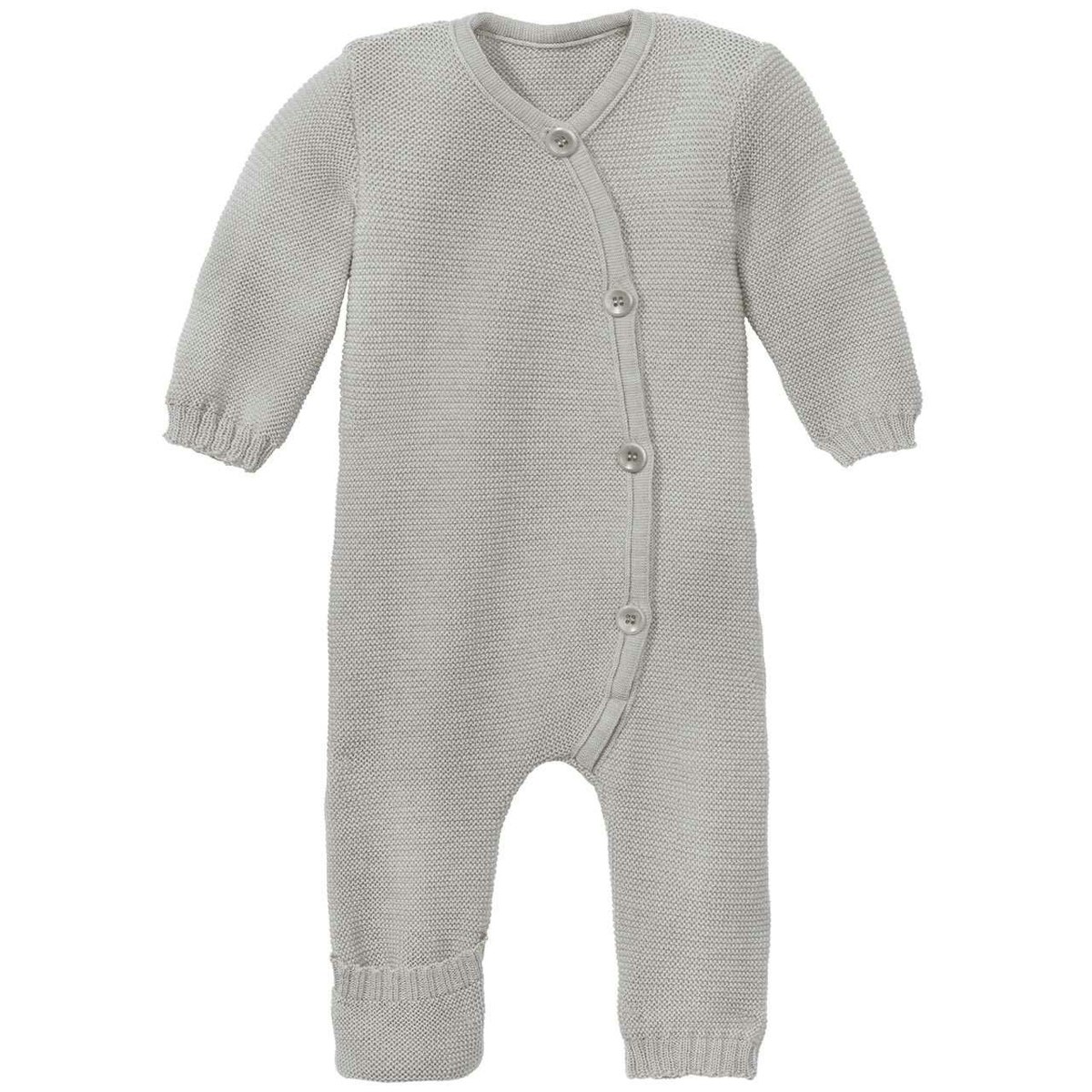 Langarm Strick Strampler grau 62/68