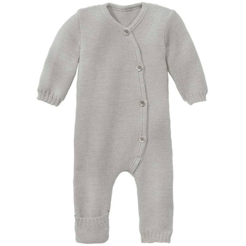 Langarm Strick Strampler grau 62/68 Langarm Strick Strampler grau 62/68