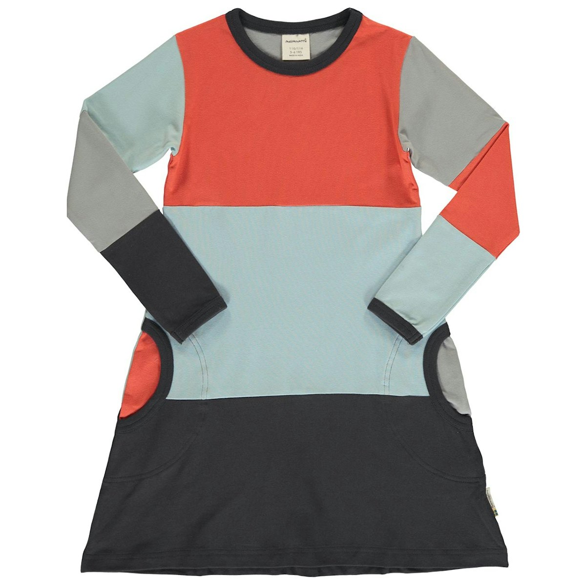 Langarmkleid im Multifun Design 74/80
