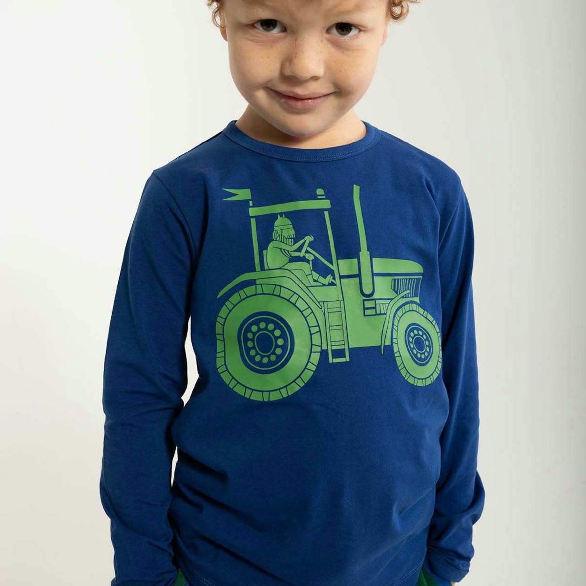 Langarmshirt Traktor navy 98