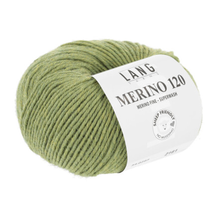 Lange Garne Merino 120 Garn 297 Hell-Oliv Melange Lange Garne Merino 120 Garn 297 Hell-Oliv Melange von Lang Yarns