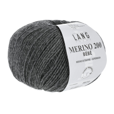 Lange Garne Merino 200 Bebe Garn 405 Dunkel Grau Melange Lange Garne Merino 200 Bebe Garn 405 Dunkel Grau Melange von Lang Yarns