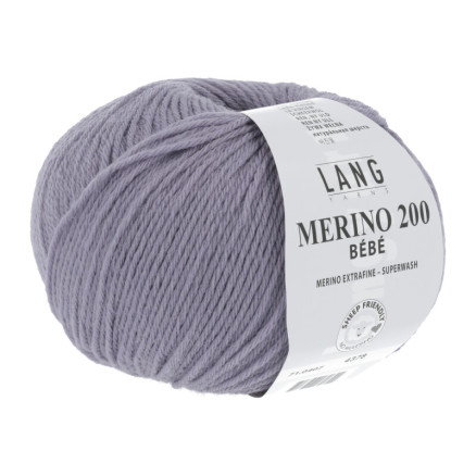 Lange Garne Merino 200 Bebe Garn 407 Lila Lange Garne Merino 200 Bebe Garn 407 Lila von Lang Yarns