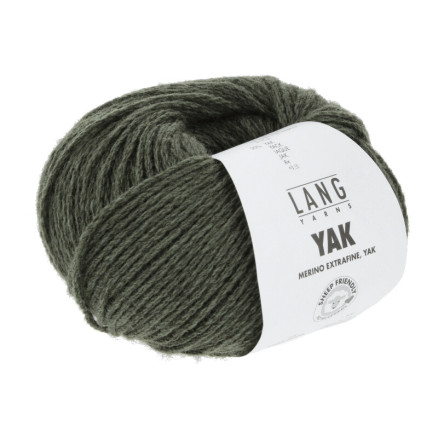 Lange Garne Yak Garn 98 Olive Melange von Lang Yarns