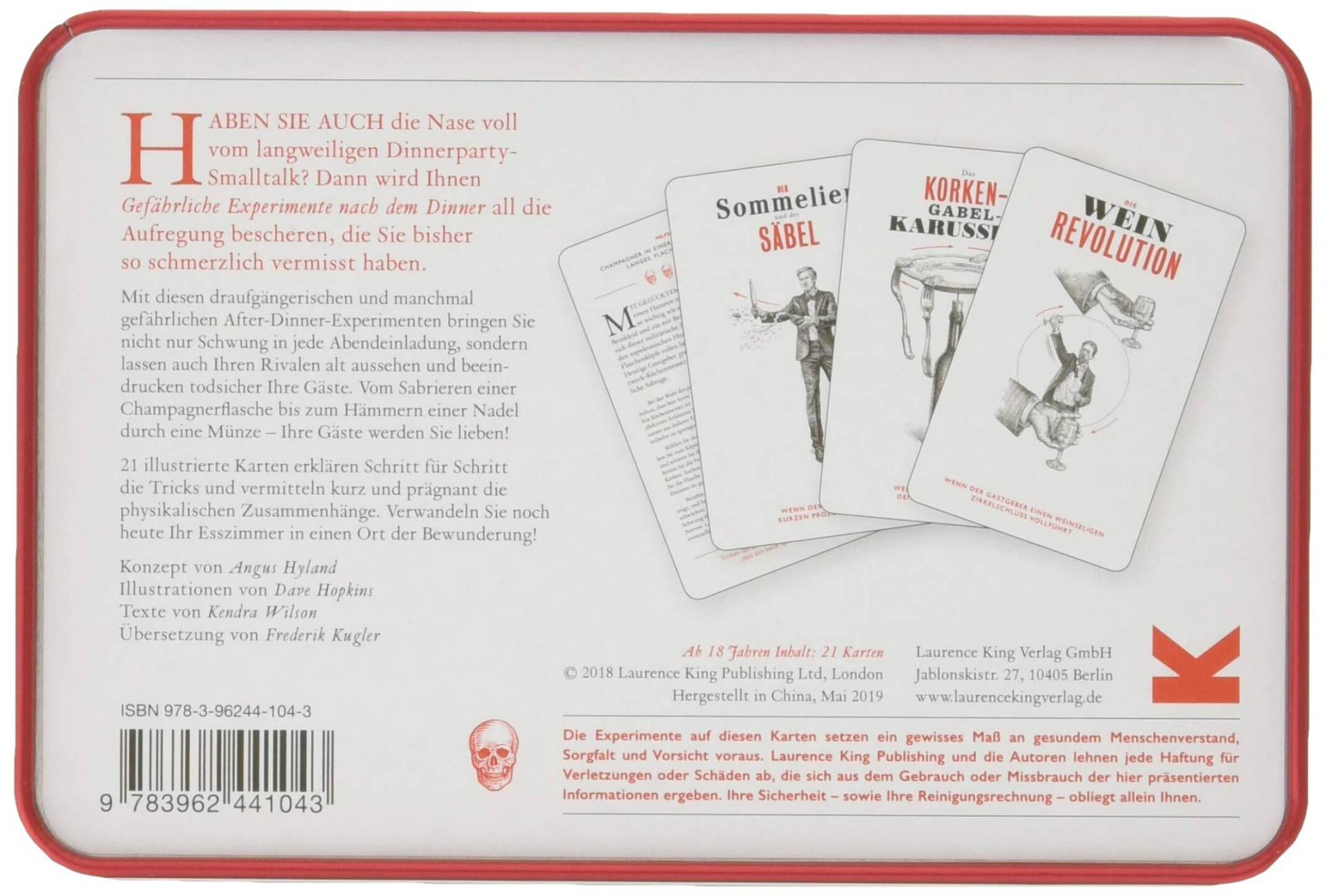 Laurence King Verlag - Gefährliche Experimente nach dem Dinner