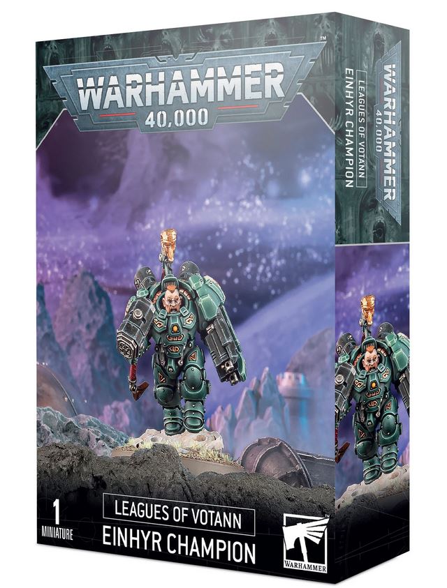 Leagues of Votann Einhyr Champion Games Workshop Warhammer Space Zwerge Votan