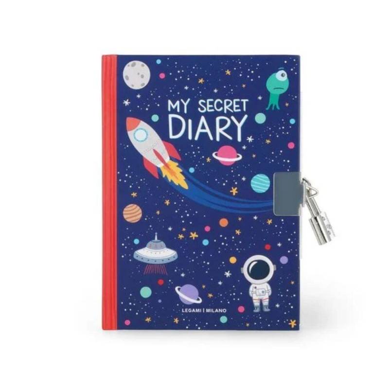 Legami - Legami Tagebuch mit Schloss - Space Legami - Legami Tagebuch mit Schloss - Space