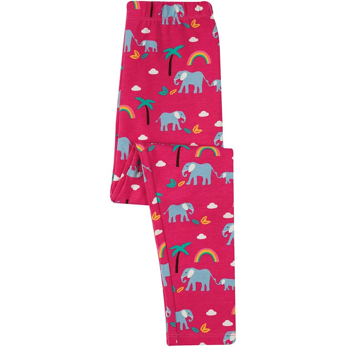 Leggings Elefanten Regenbogen pink 62/68