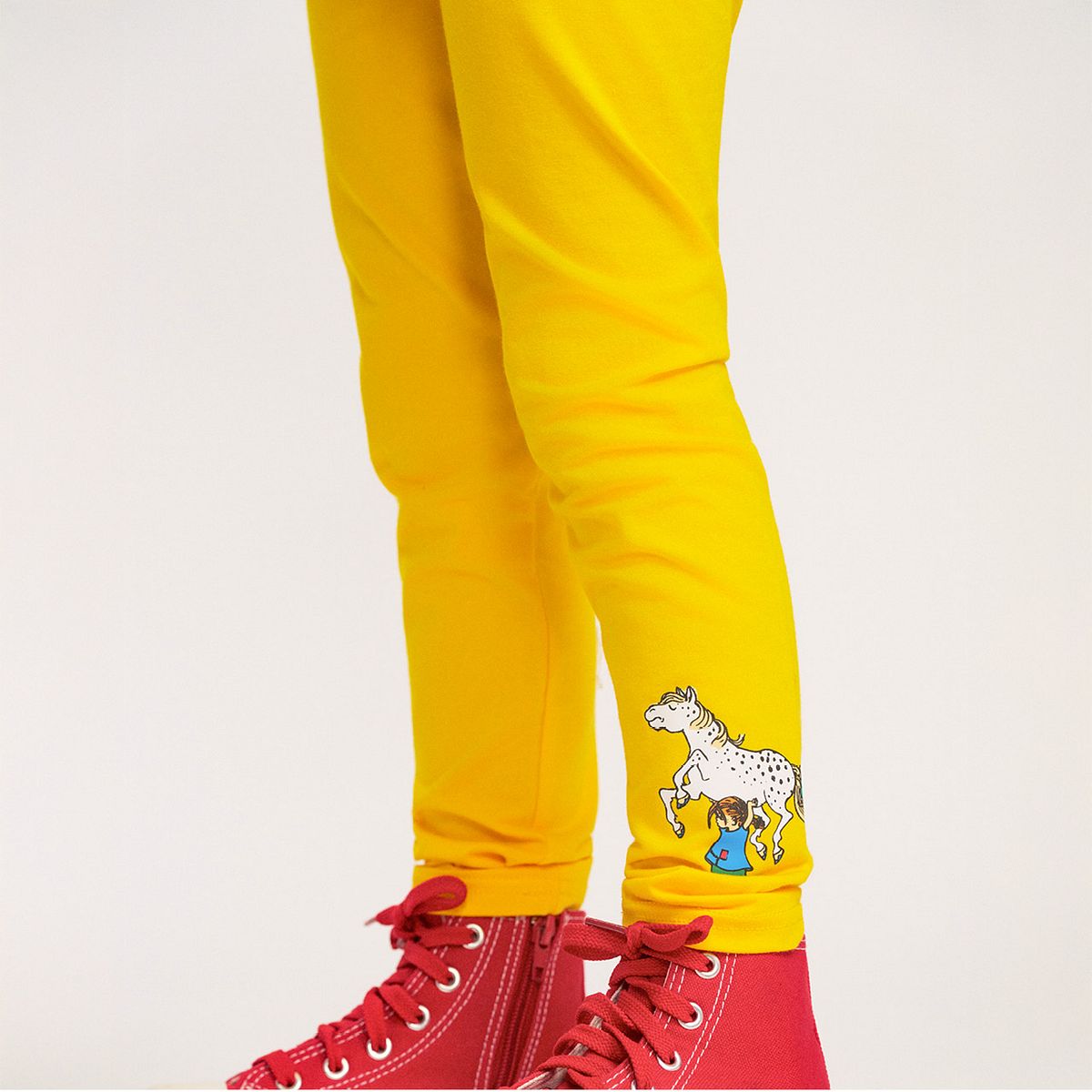 Leggings Pippi Langstrumpf gelb 122/128