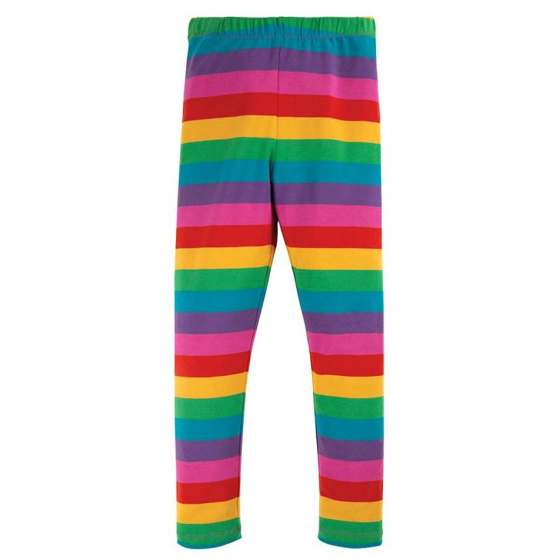 Leggings bunte Regenbogen Streifen 110/116
