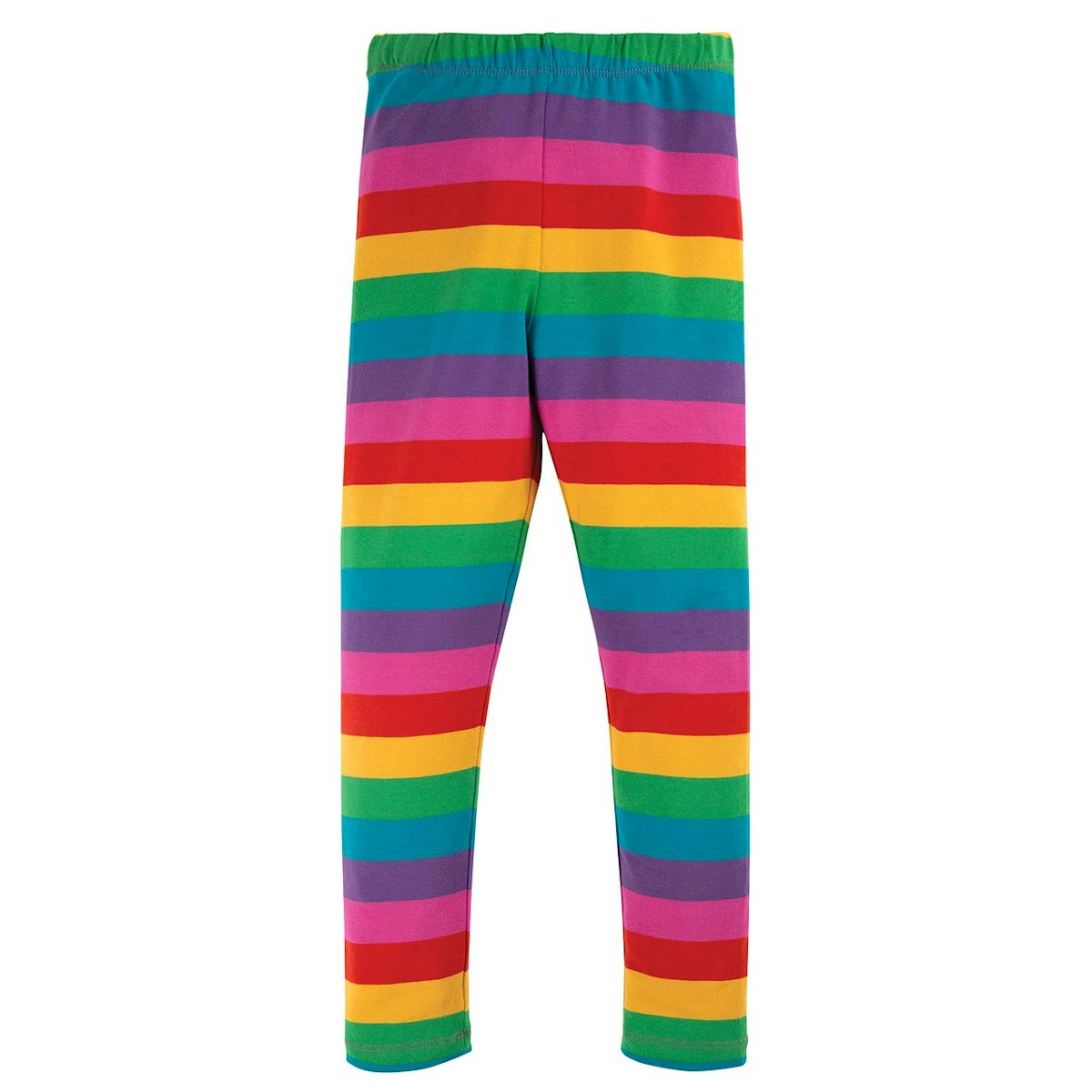 Leggings bunte Regenbogen Streifen 122/128