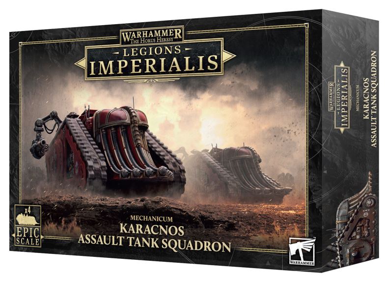 Legions Imperialis Mechanicum Karacnos Assault Tank Squadron Games Workshop 30k