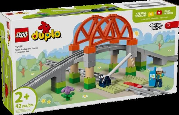 Lego - Duplo Erweiterungsset Eisenbahnbrücke und Schienen