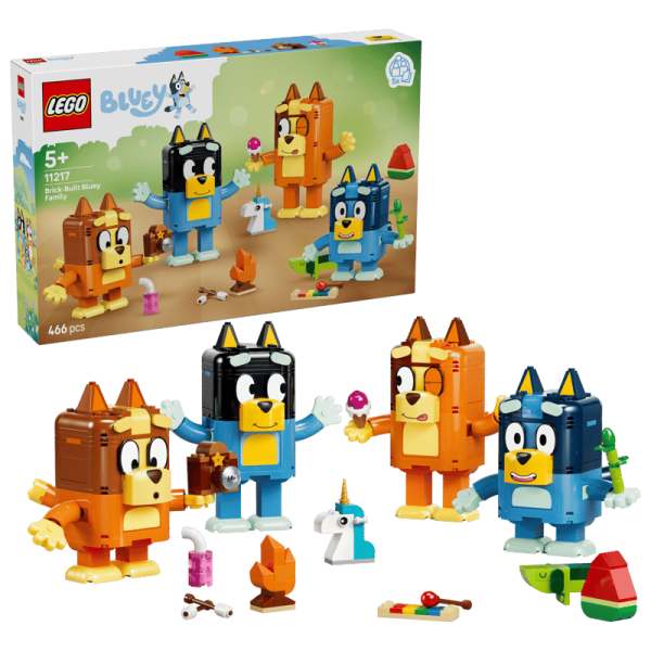 Lego - LEGO Bluey Familie aus LEGO Steinen Lego - LEGO Bluey Familie aus LEGO Steinen