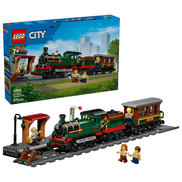 Lego - LEGO CITY Eisenbahn Klassischer Dampfzug Lego - LEGO CITY Eisenbahn Klassischer Dampfzug
