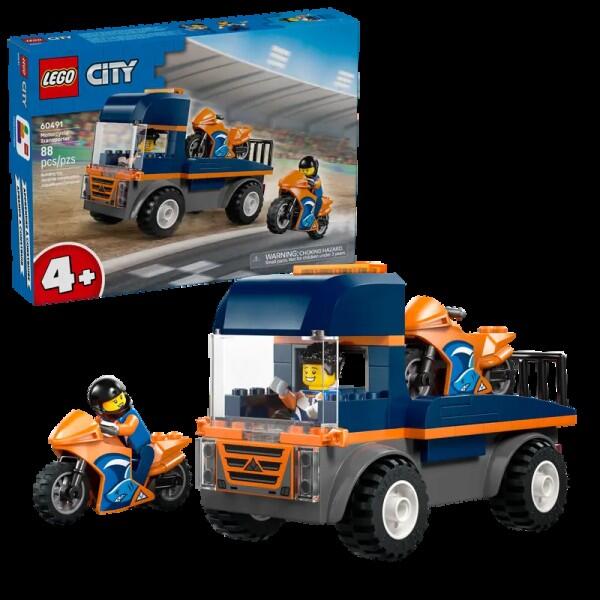 Lego - LEGO CITY Fahrzeuge Motorradtransporter