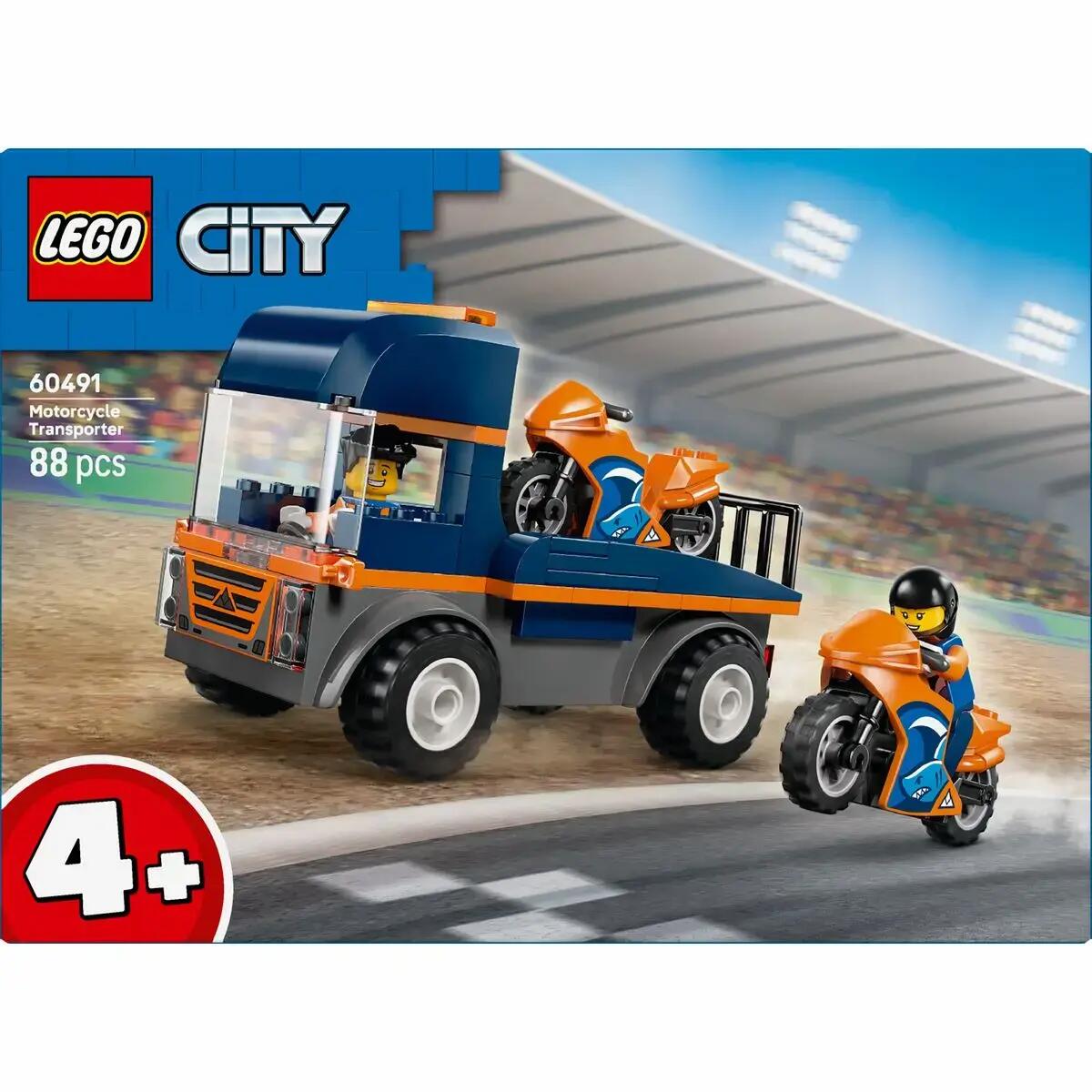 Lego - LEGO CITY Fahrzeuge Motorradtransporter