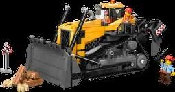 Lego - LEGO CITY Gelber Bulldozer mit Frontlader