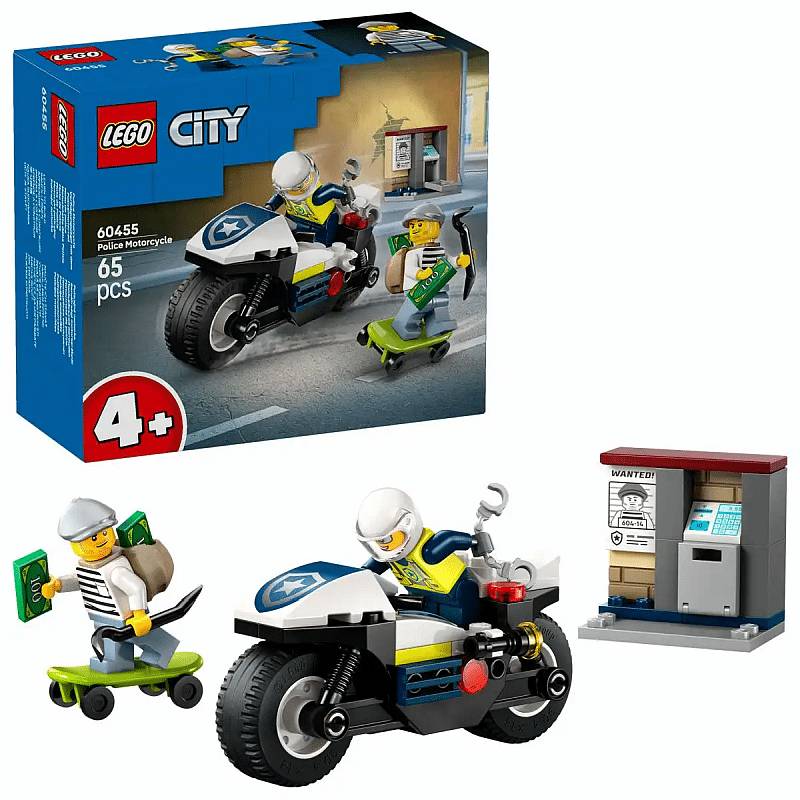 Lego - LEGO CITY Verfolgungsjagd mit dem Polizeimotorad