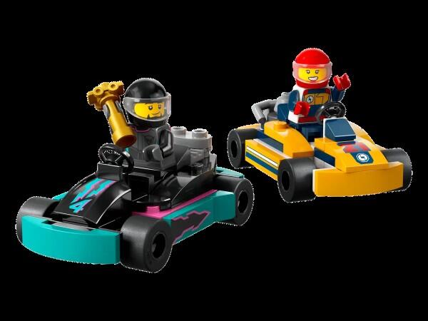 Lego - LEGO City Fahrzeuge Go-Karts mit Rennfahrern