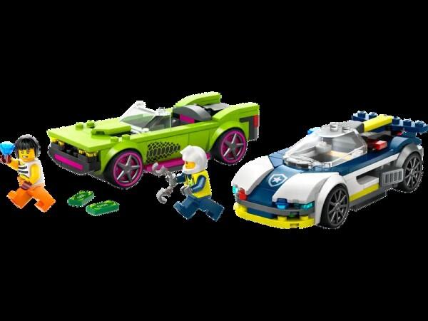 Lego - LEGO City Polizei Verfolgungsjagd und Muscle Car