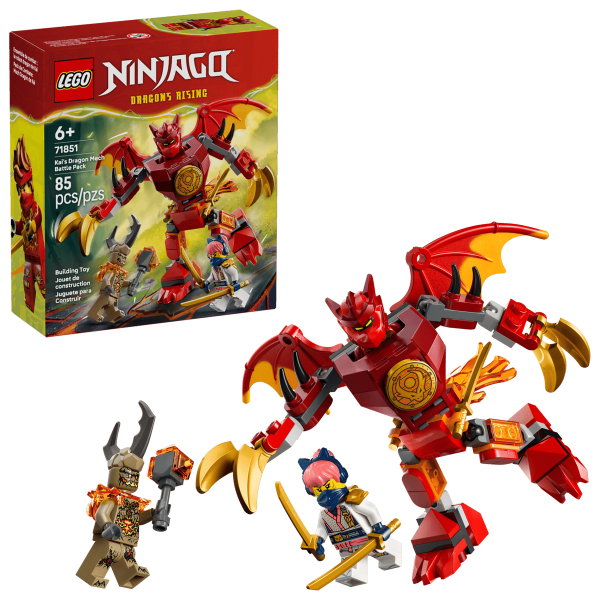 Lego - LEGO NINJAGO Kais DrachenMech Battle Set