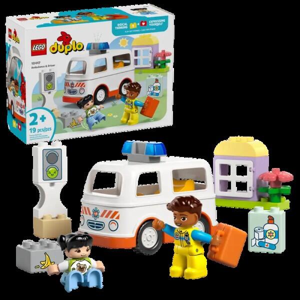 Lego - duplo Rettungswagen mit Fahrer