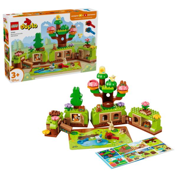 Lego - duplo Stadt Wald mit wilden Tieren