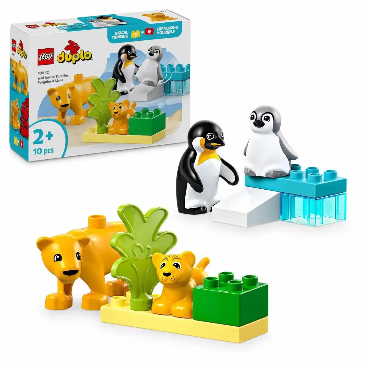 Lego - duplo Wildtier Familien Pinguine und Löwen