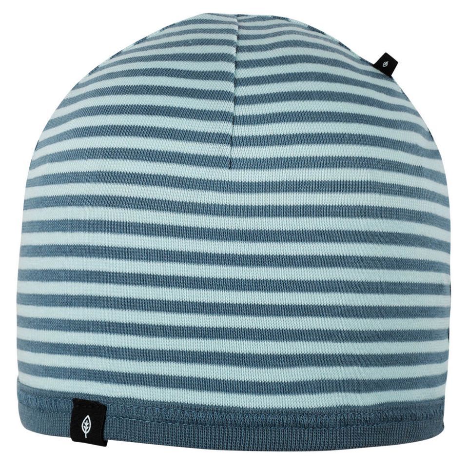 Leichte Beanie Ringel blau 51