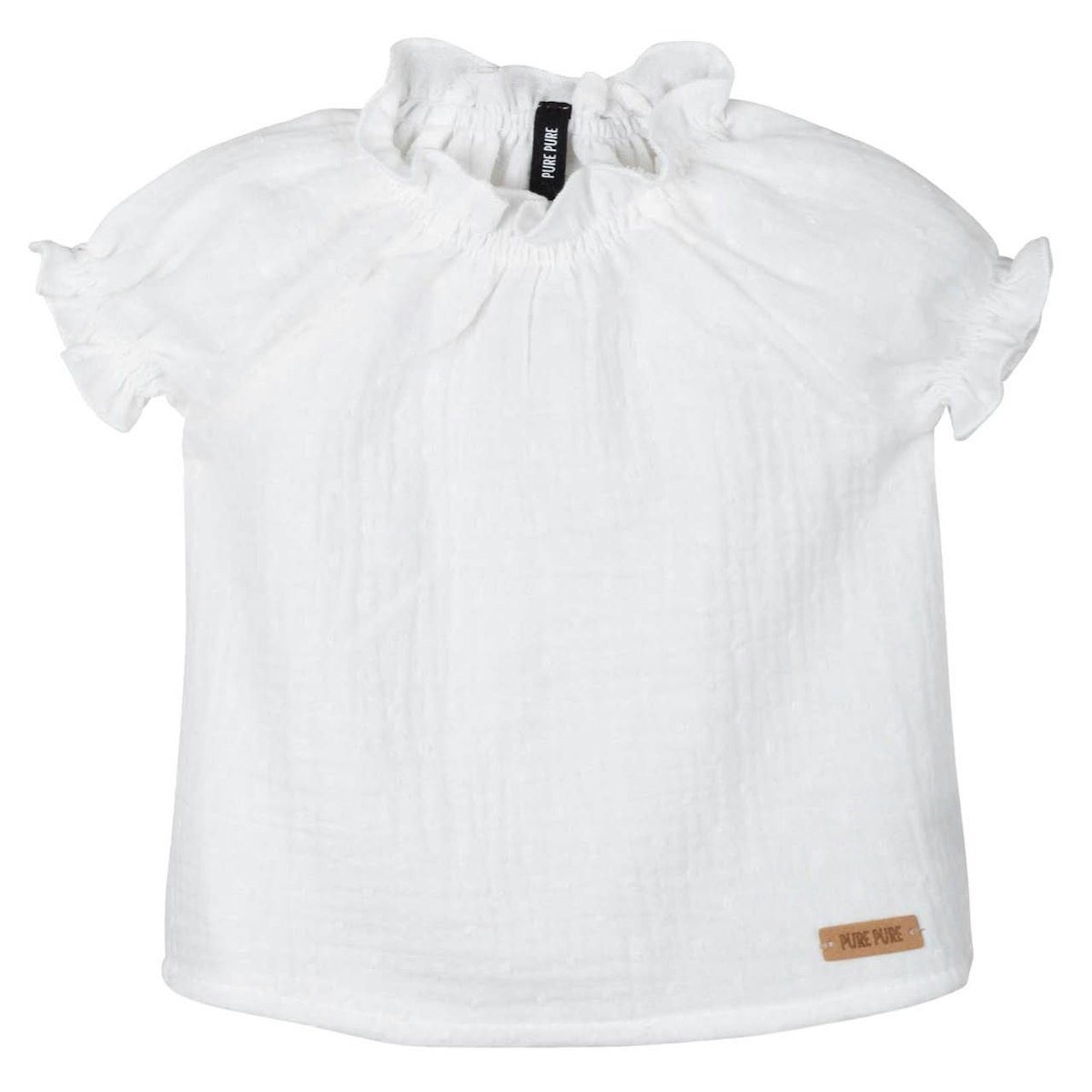 Leichte Bluse Musselin weiss 80
