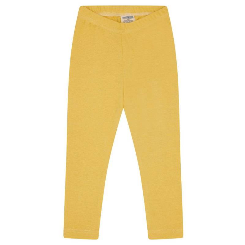 Leichte Feinripp Leggings 100% Bio Baumwolle gelb 104