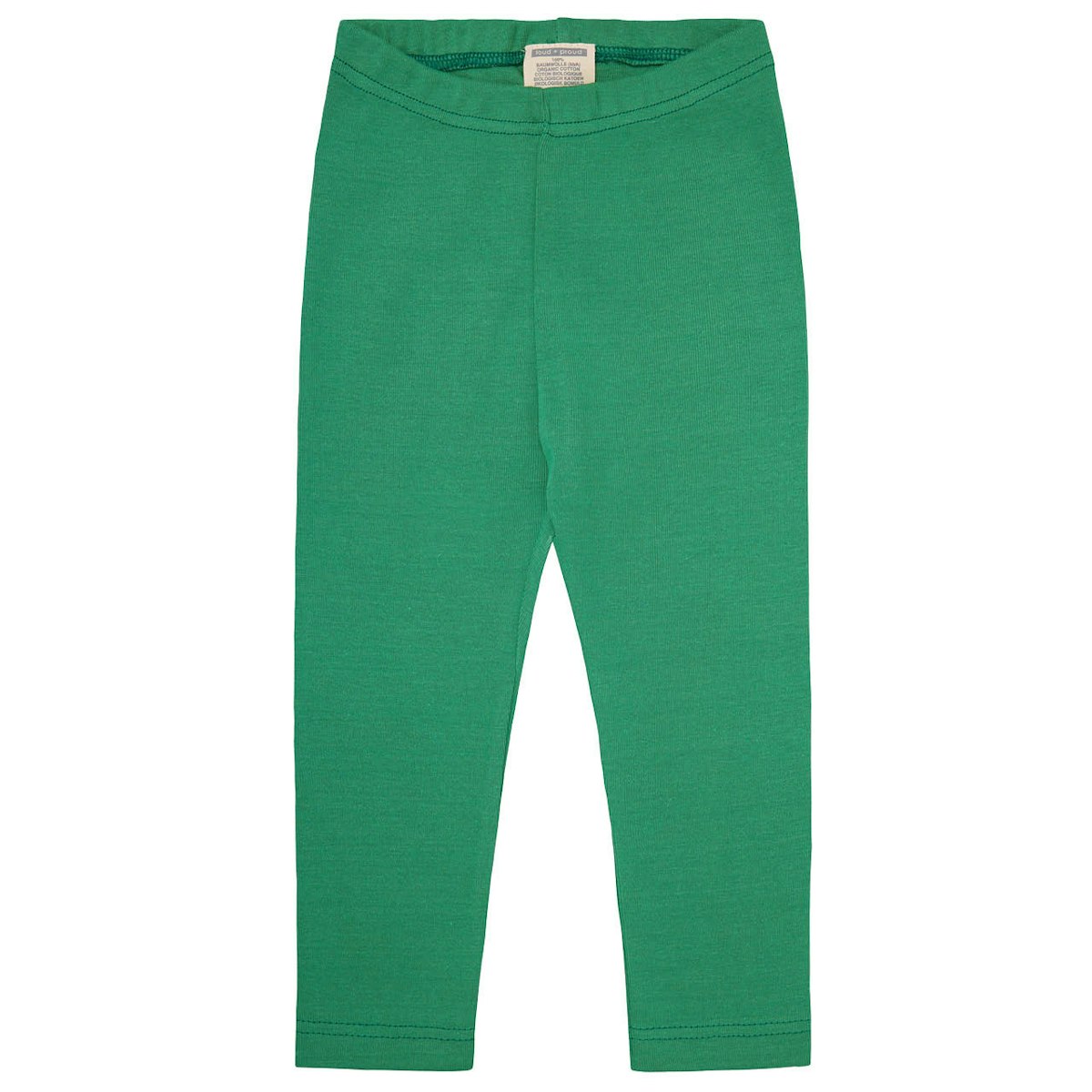Leichte Feinripp Leggings 100% Bio Baumwolle grün 80