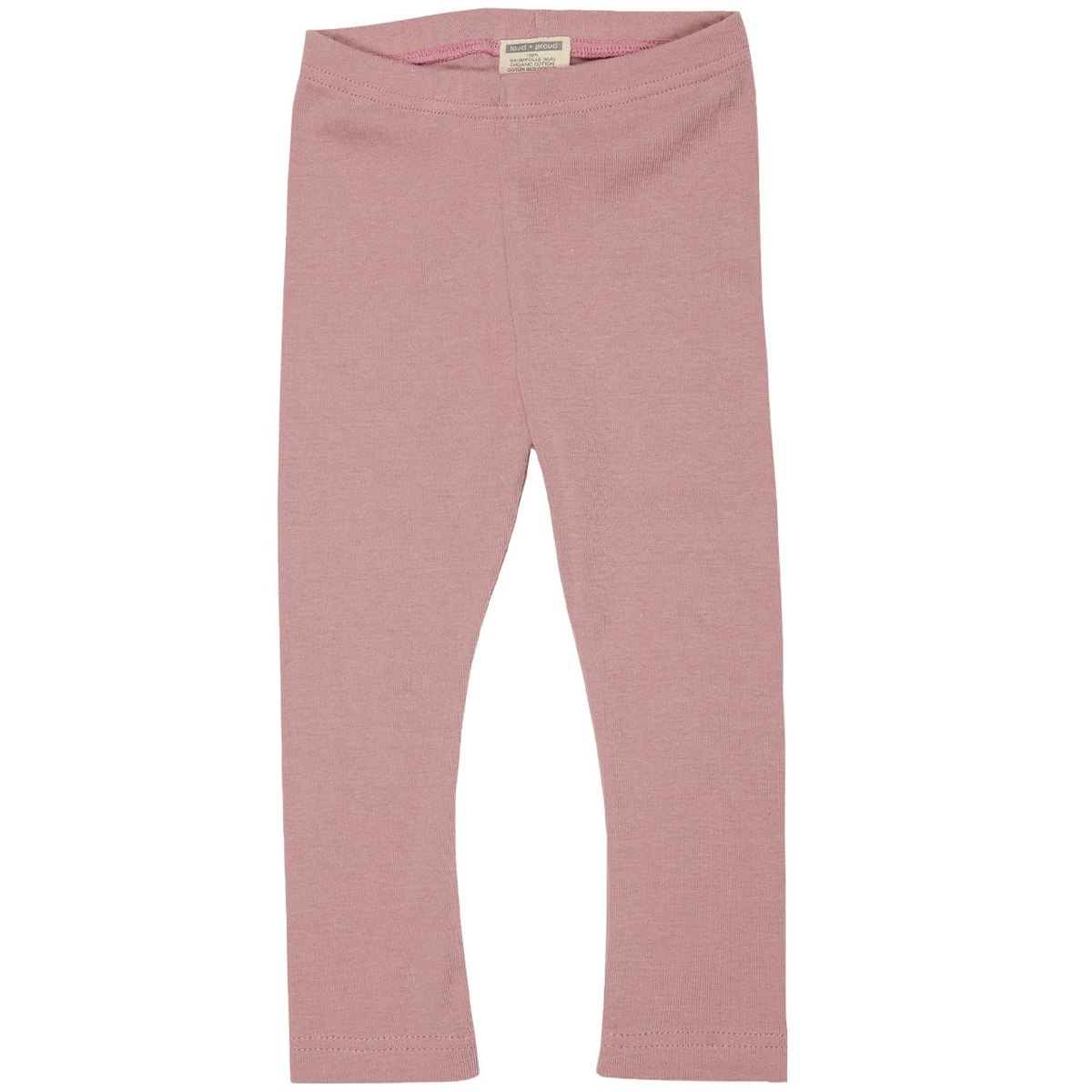 Leichte Feinripp Leggings 100% Bio Baumwolle rosa 164
