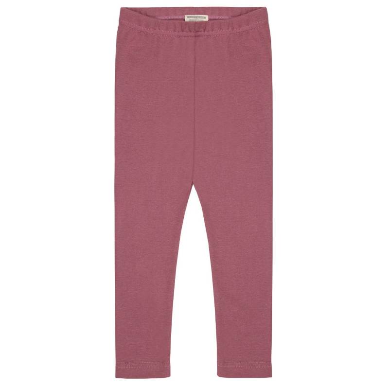 Leichte Feinripp Leggings 100% Bio Baumwolle rosa 92