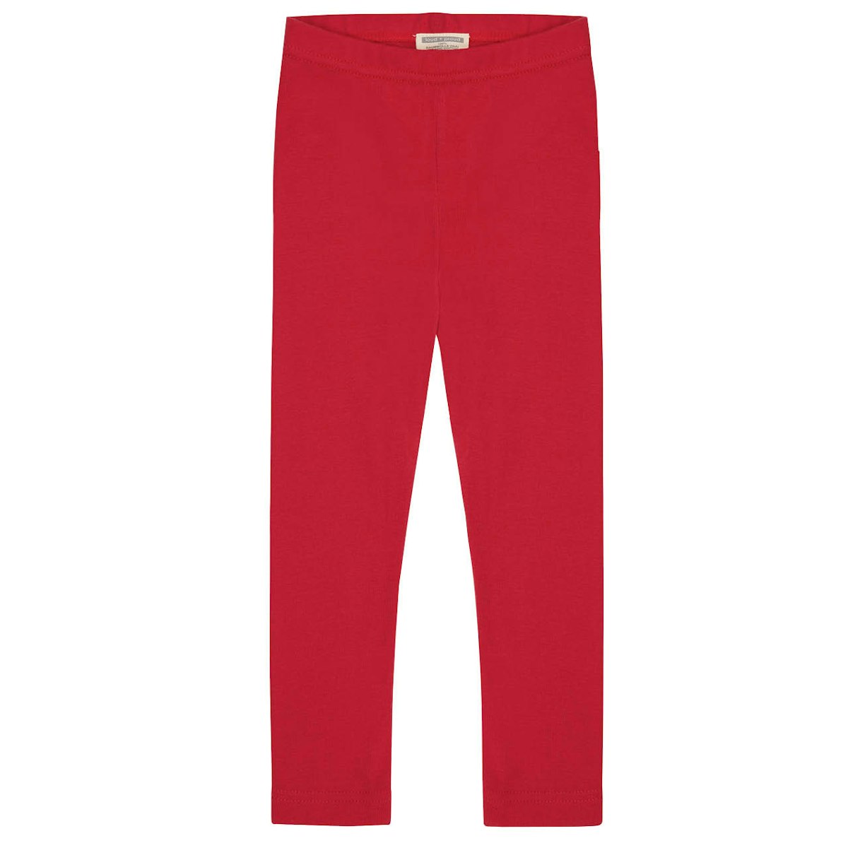 Leichte Feinripp Leggings 100% Bio Baumwolle rot 68