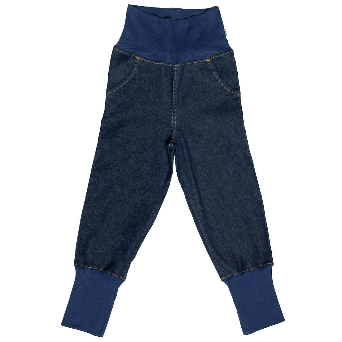 Leichte Jeans Freizeithose mit breiten Bündchen 86/92