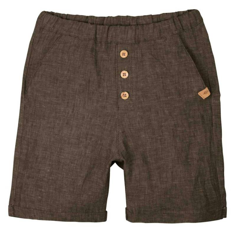 Leichte Leinen Shorts braun 104