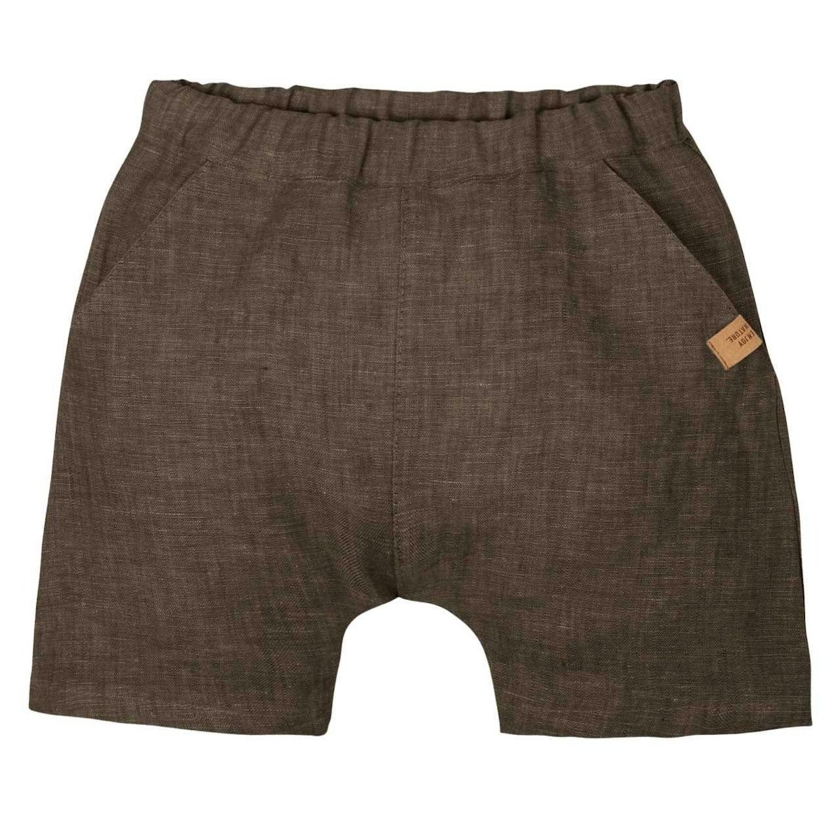 Leichte Leinen Shorts braun 92