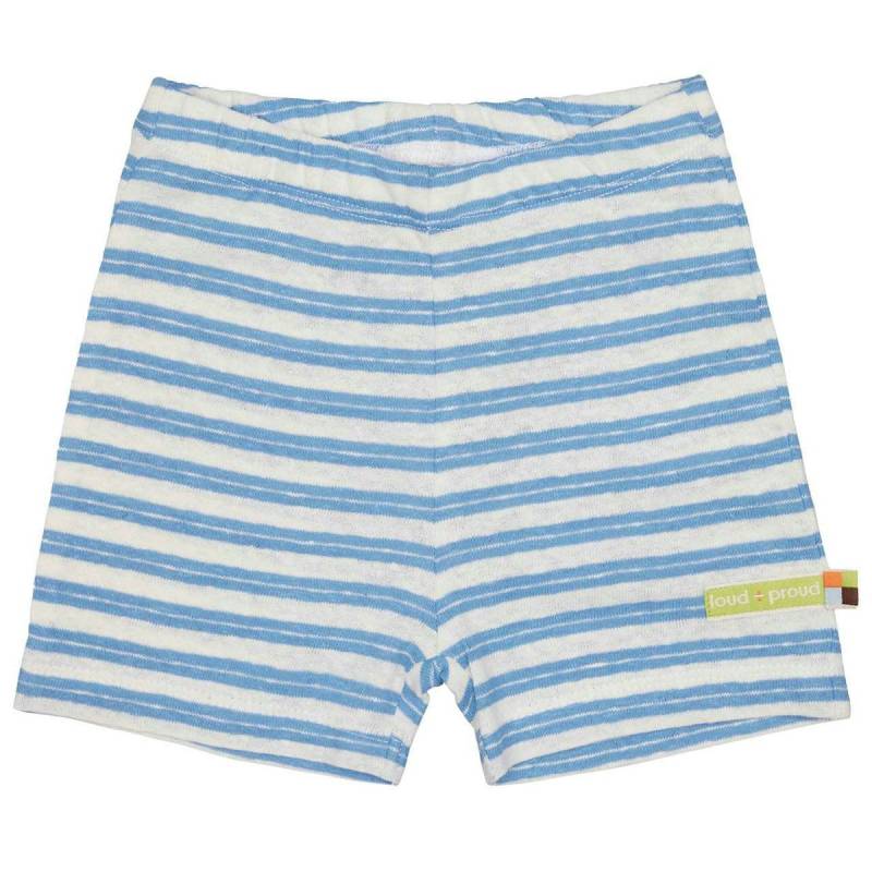 Leichte Leinen Shorts hellblau geringelt 146/152 Leichte Leinen Shorts hellblau geringelt 146/152
