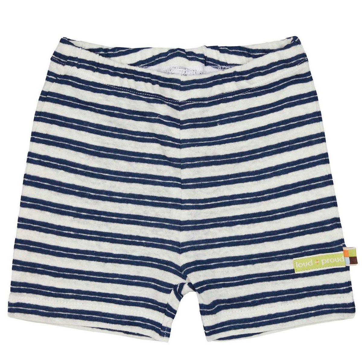 Leichte Leinen Shorts marine geringelt 146/152