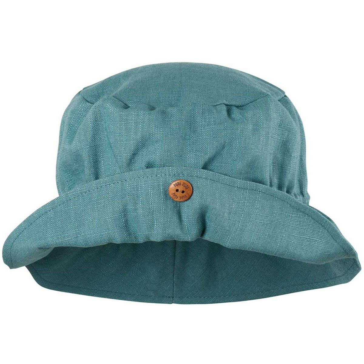 Leichte Leinen Sommermütze blau 47