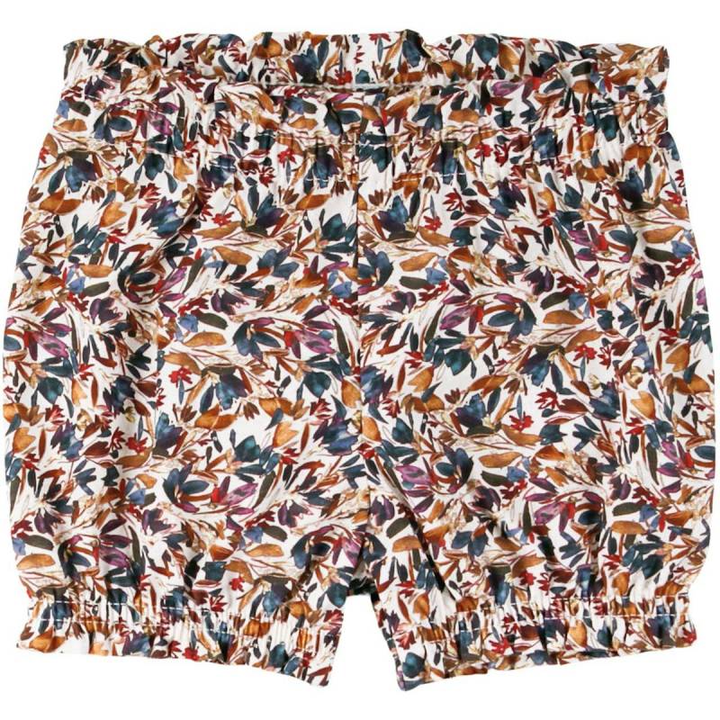 Leichte Mädchen Pumphose mit bunten Blüten 56/62